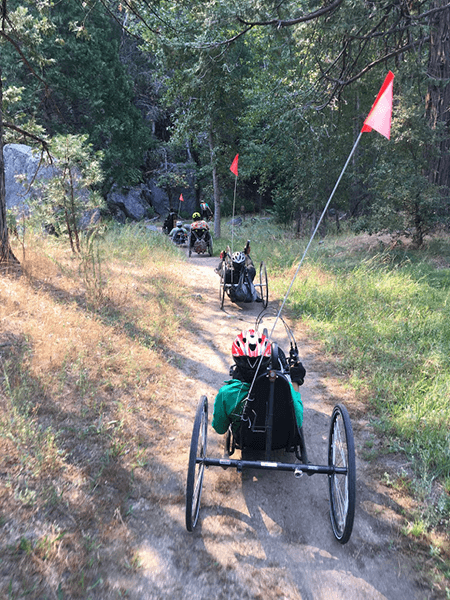 BORP Cyclists take to the trails in Yosemite.
