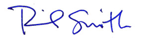 Rick Smith's signature