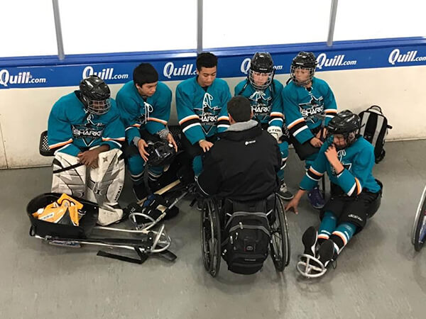 BORP's youth Sharks Sled Hockey Team compete at the 2018 Disabled