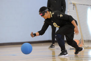 Christella Garcia throws the ball