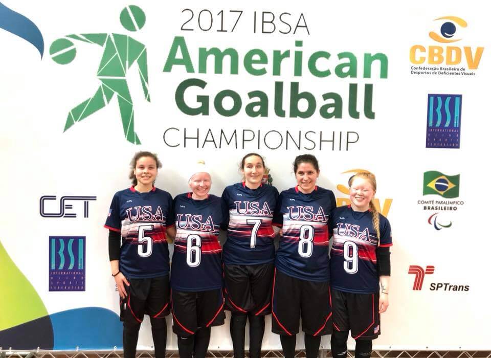 US Women's Goalball Team - Photo via USA Women's Goalball