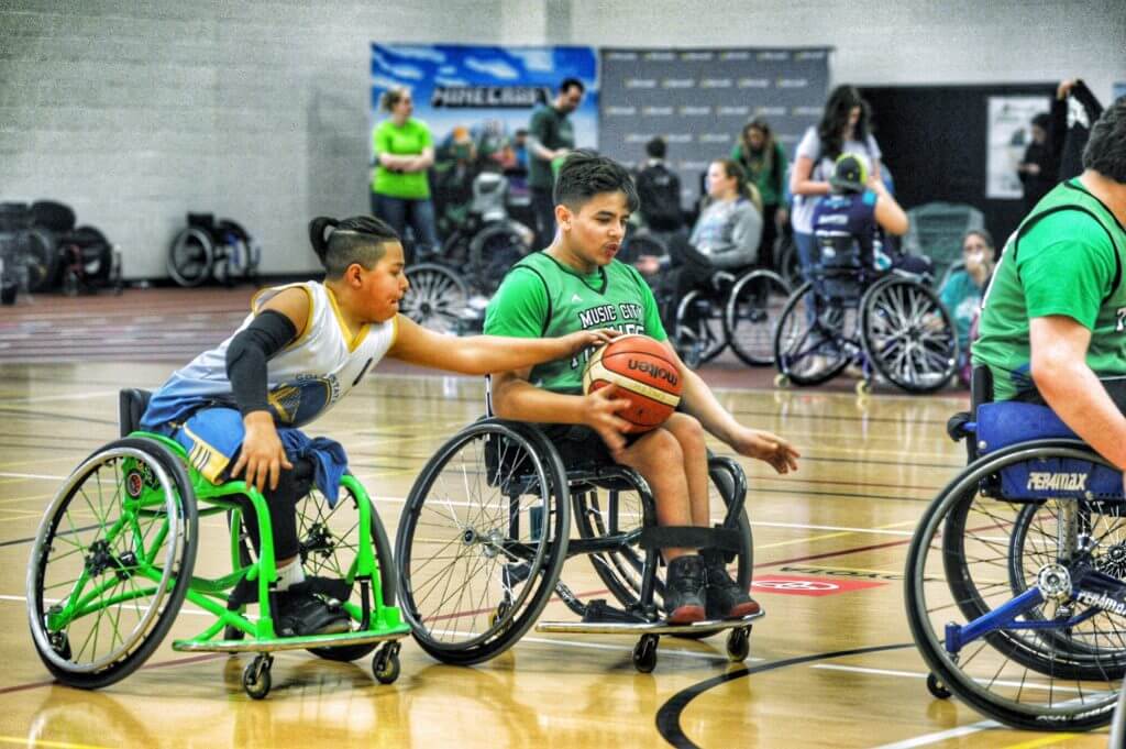 BORP's youth Sharks Sled Hockey Team compete at the 2018 Disabled