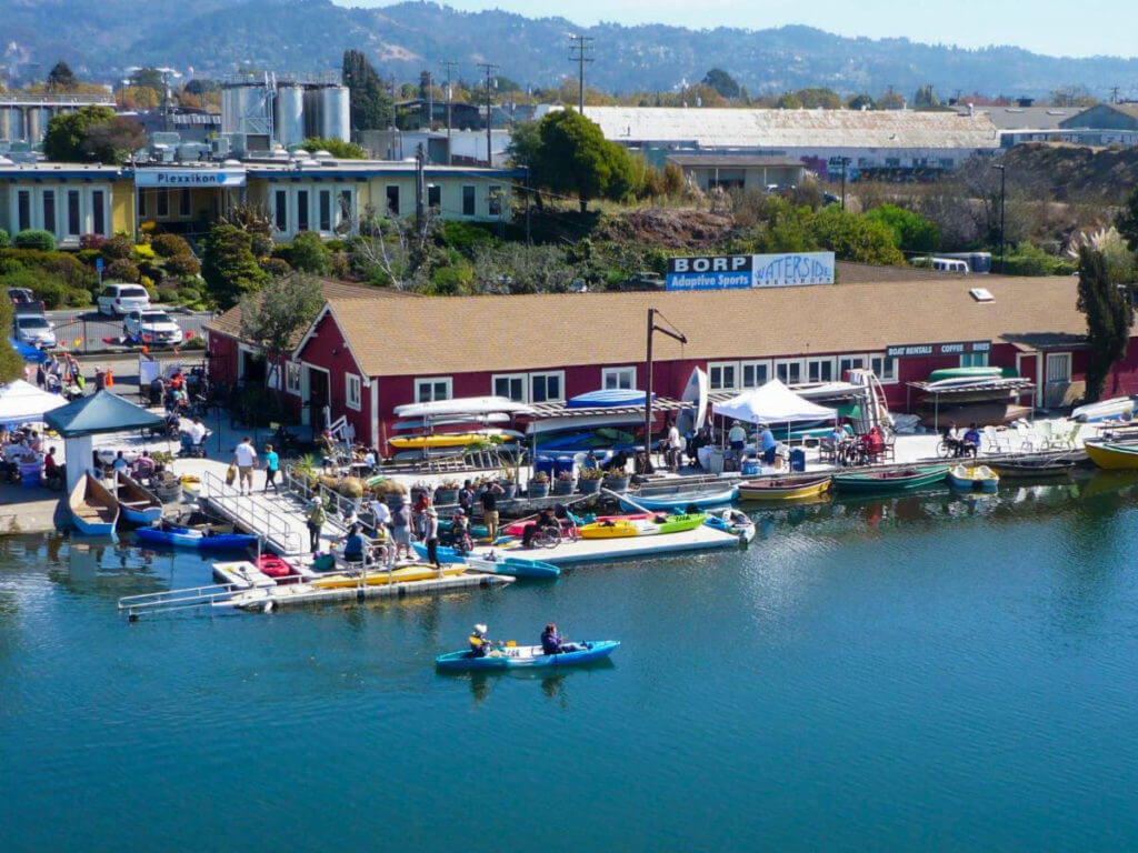 Arial View of the BORP Adaptive Cycling Center