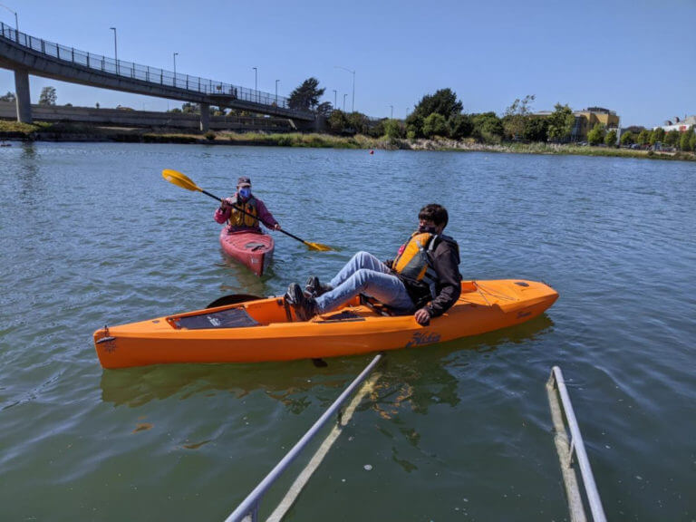 kayakers on water