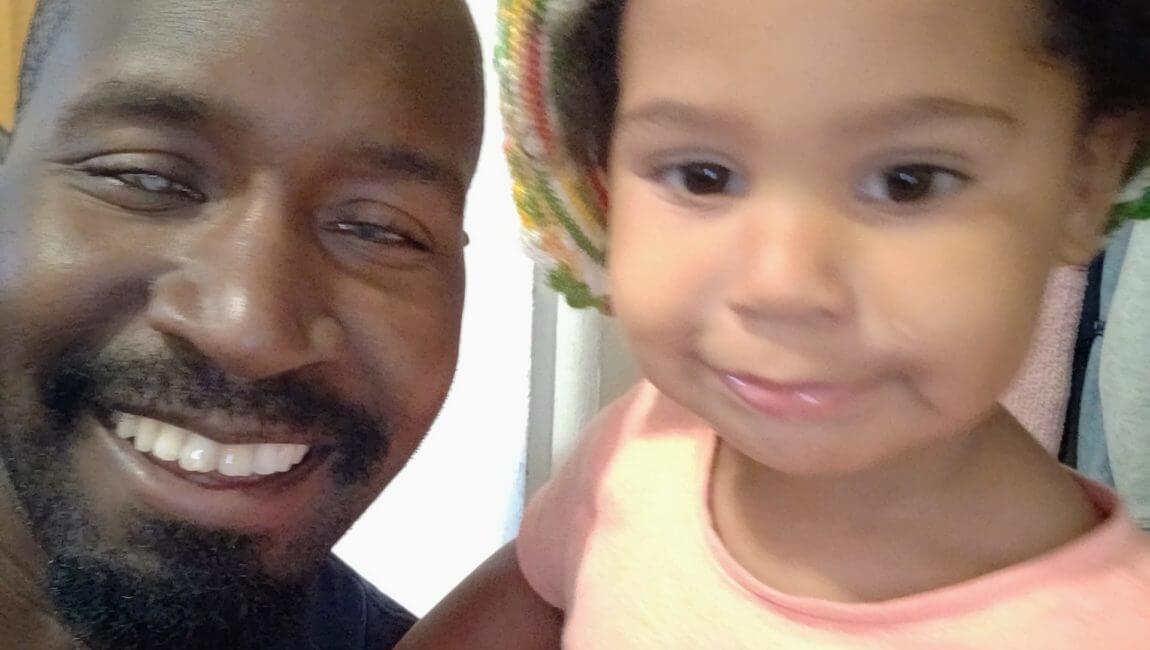Brandon Young, BORP’s Athletic Director with his daughter