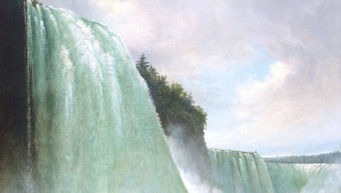 Gustav Grunewald The Niagara River at the Cataract c.1832