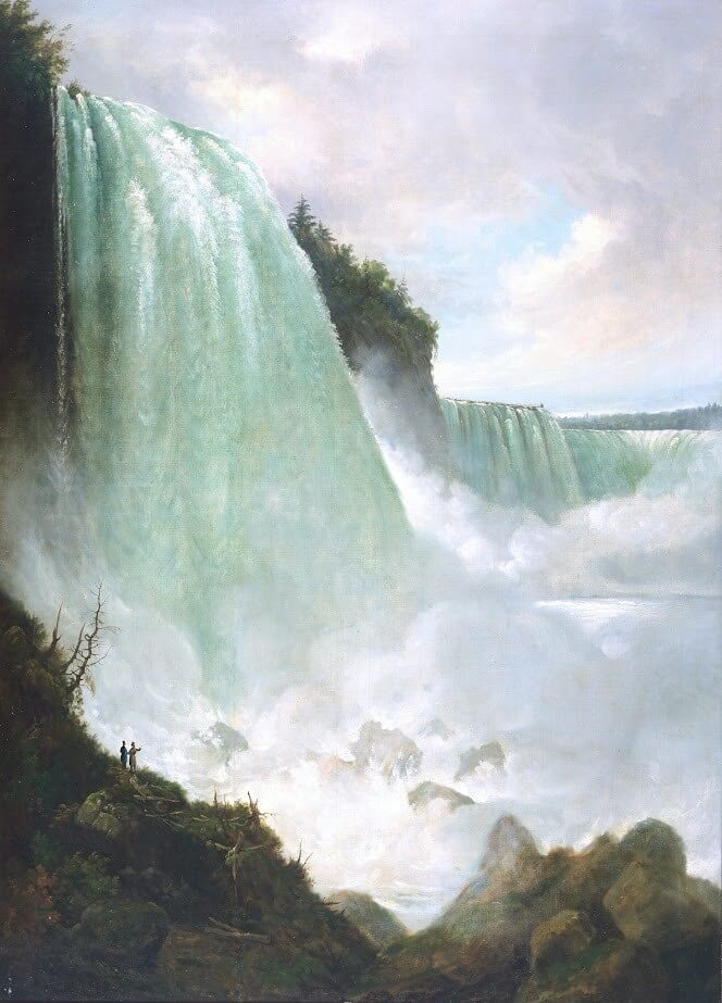 Gustav Grunewald The Niagara River at the Cataract c.1832