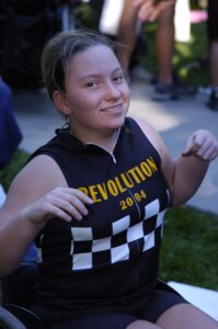 Person wearing a 2004 Revolution Ride Jersey