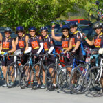 Team of 6 or 7 people all wearing a 2006 Revolution Ride Jerseys