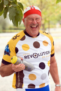 Another shot of the 2010 jersey with a guy with a huge smile