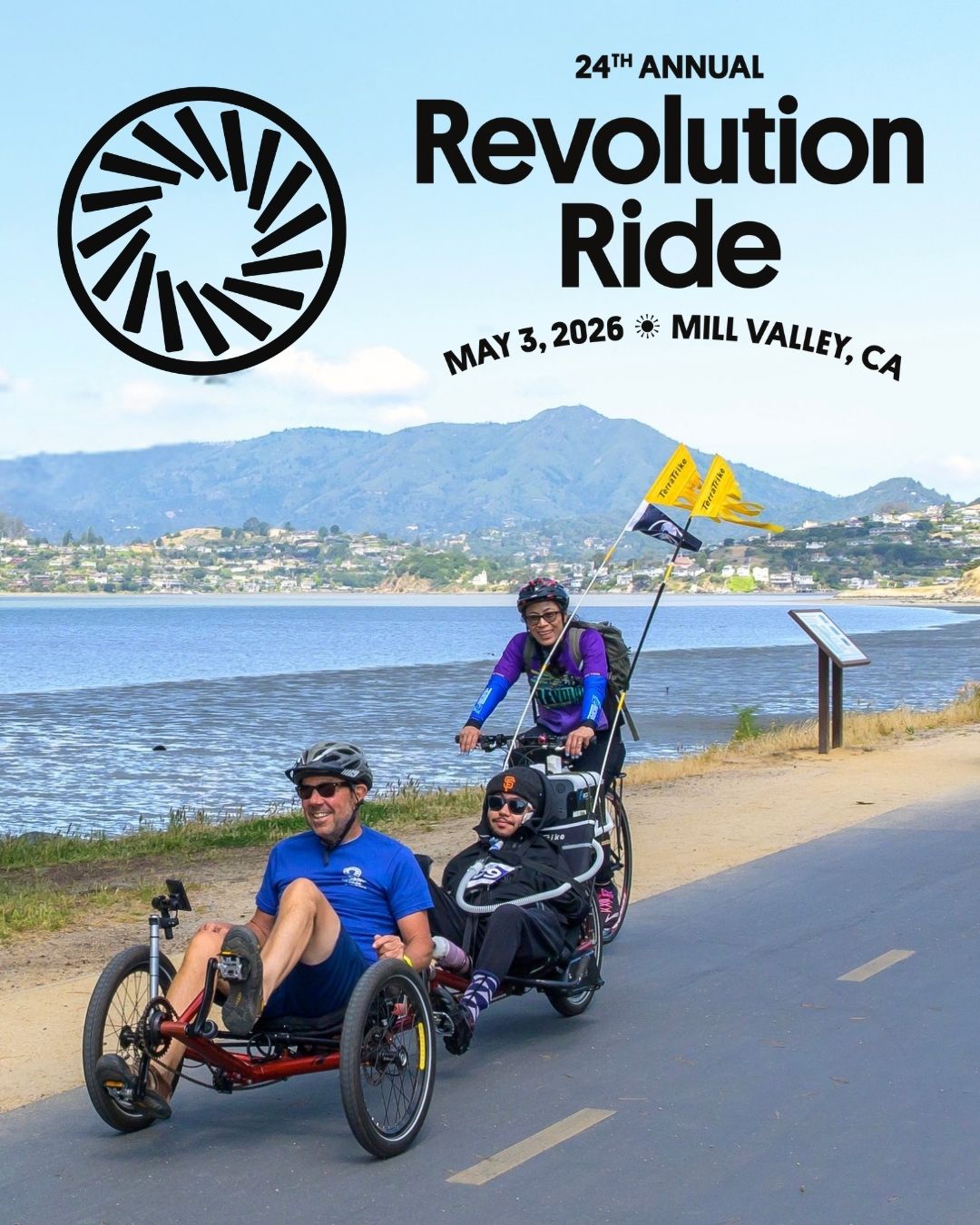 BORP Revolution Ride cyclists of all abilities participating in the event