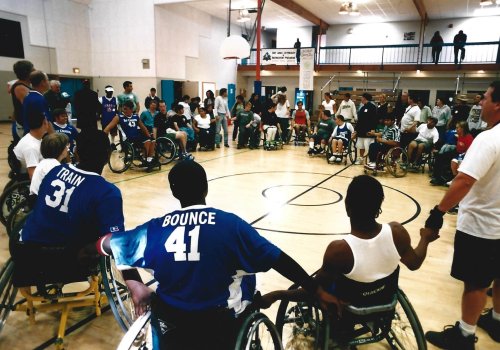 BORP participants and friends gather for BORP's 2002 Opening Day.