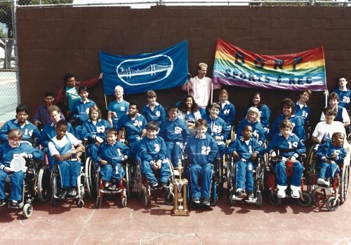 BORP sports team photo from 1991